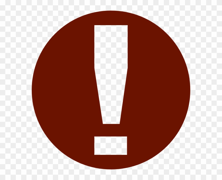Warning Symbol Clip Art - Circle - Png Download