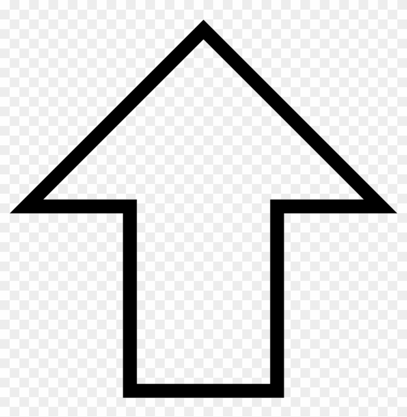 Up Straight Arrow Svg Clipart