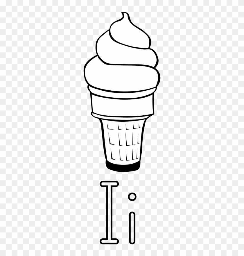 Black And White Ice Cream Clipart - Dairy Products Coloring Pages - Png Download
