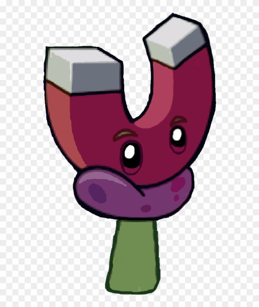 Magnet Shroom Hd - Plants Vs Zombies 2 Magnet Shroom Clipart