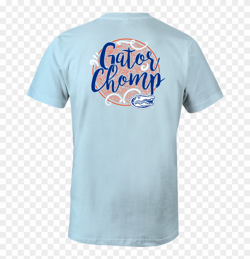 Florida Gators Chomp Comfort Color Pocket Tee Clipart #2168925