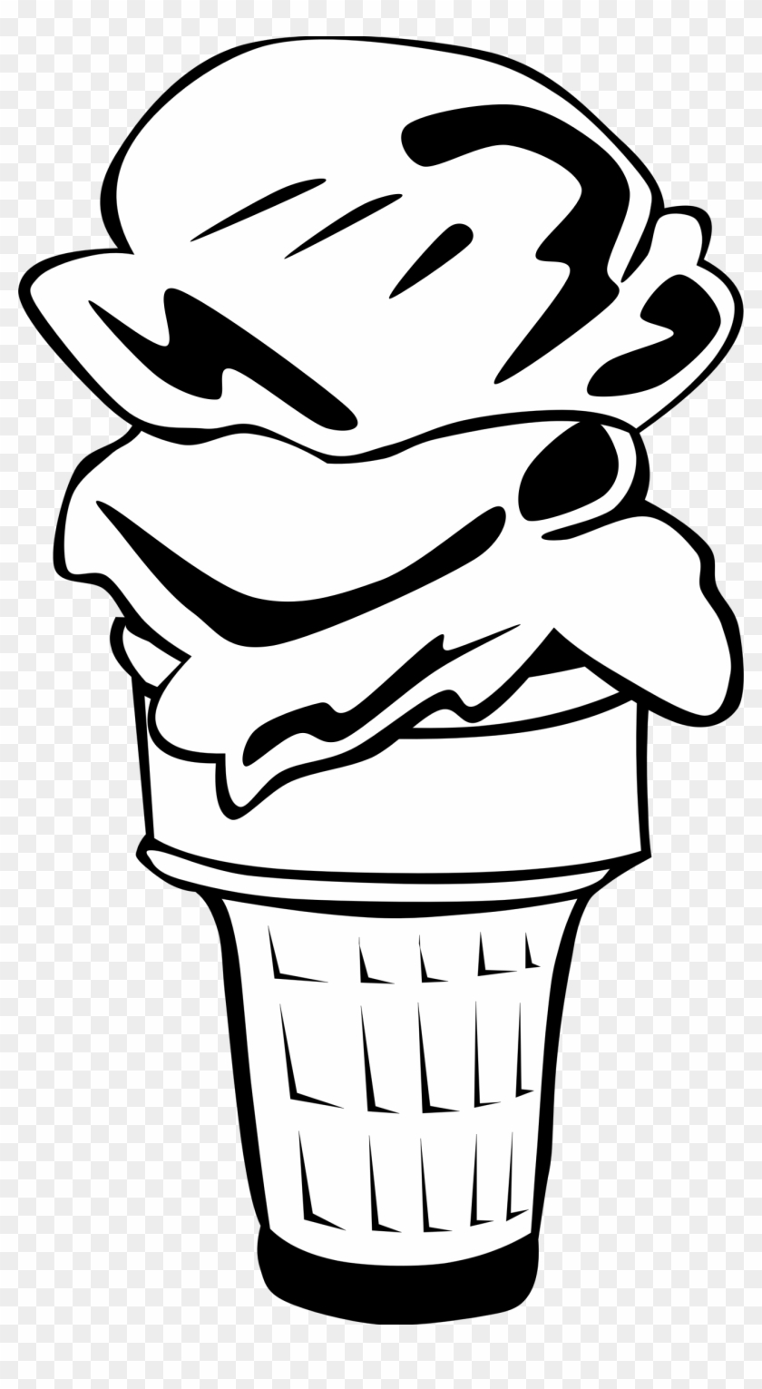 Big Image - Ice Cream Cone Clip Art - Png Download #2169100