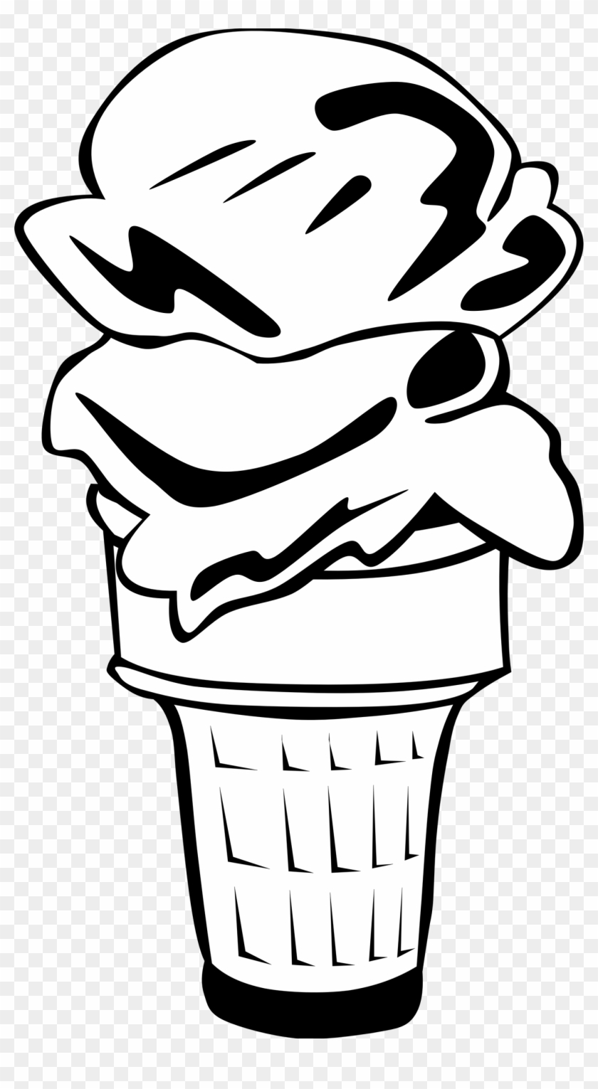 Big Image - Ice Cream Cone Clip Art - Png Download
