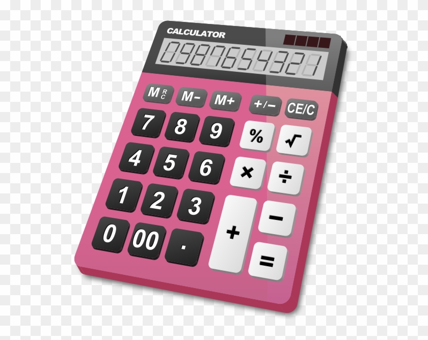 Calculator Pink - Svg - Download - Png - Calculator Clip Art Transparent Png #2169189