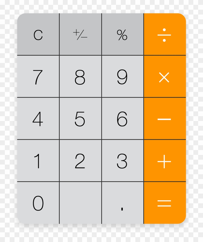 A Set Of 18 Icons Inspired By My Os X Ivericks Concept - Os X Calculator Icon Clipart