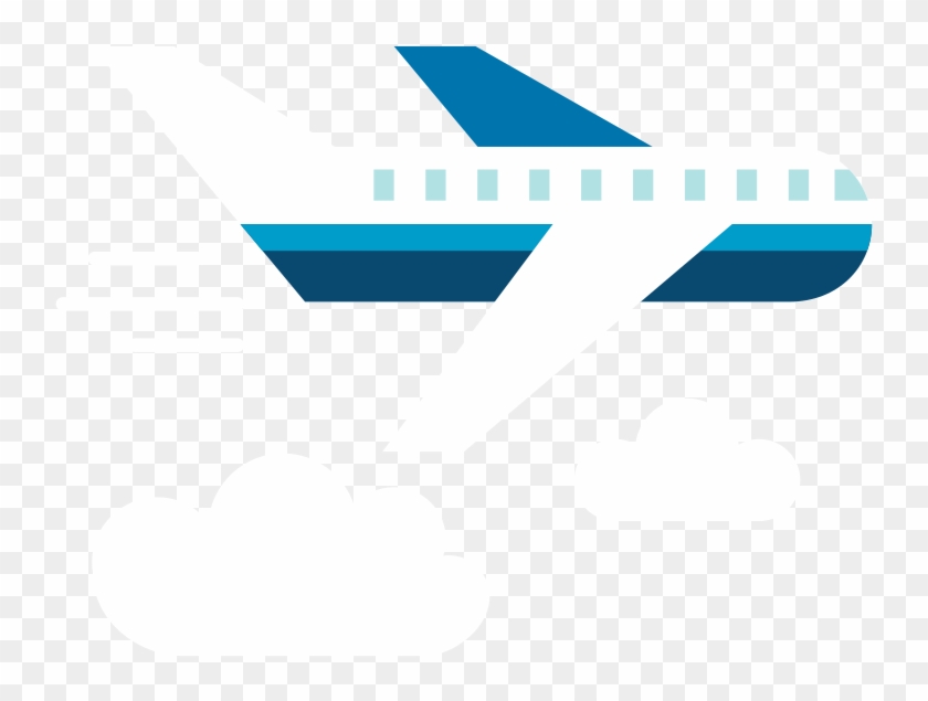 Plane Flat Icon Vector Clipart