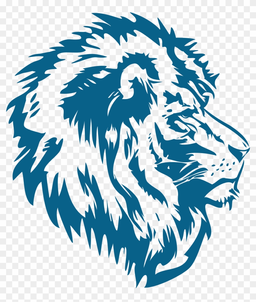 Lifegate Christian School - Blue Lion Png Clipart #2170113