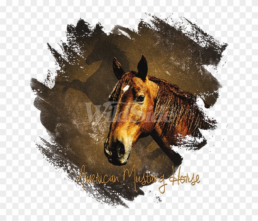 American Mustang Horse - Fashionistots Clipart