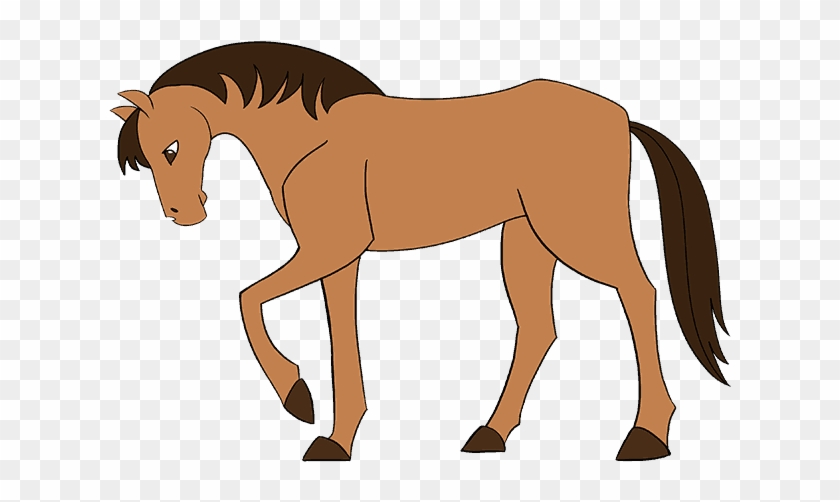 How To Draw A Mustang Horse - Drawing Clipart #2170246