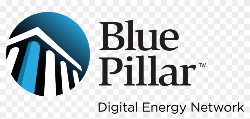 Blue Pillar Logo Png Clipart