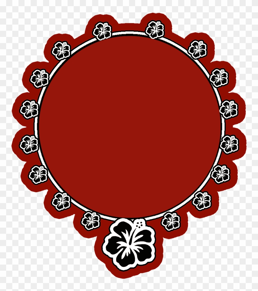 Hibiscus Flower - Circle Clipart #2170379