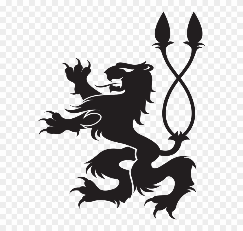 Griffin Clipart Lion's Tail - Royal Lion Png Transparent Png