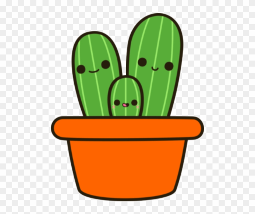 Cactus Planta Marron V - Cute Cactus Family Clipart #2170697
