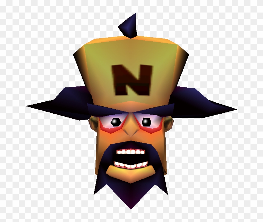 Neo Cortex Crash Bandicoot 3 Warped Head In Vortex - Dr Neo Cortex 3 Clipart
