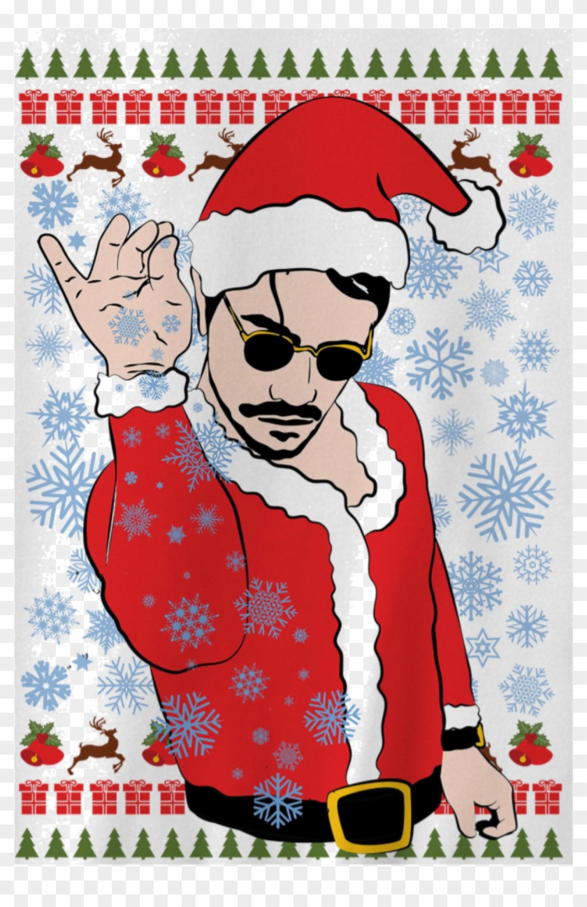 Model Image Graphic Image - Salt Bae Christmas Sweater Clipart #2171267