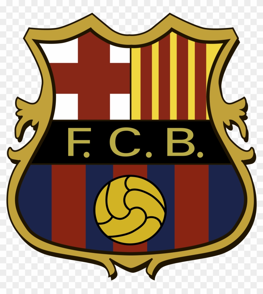 Barcelona Logo Interesting History Of The Team Name - Nuevo Escudo Del Barsa Clipart #2171400