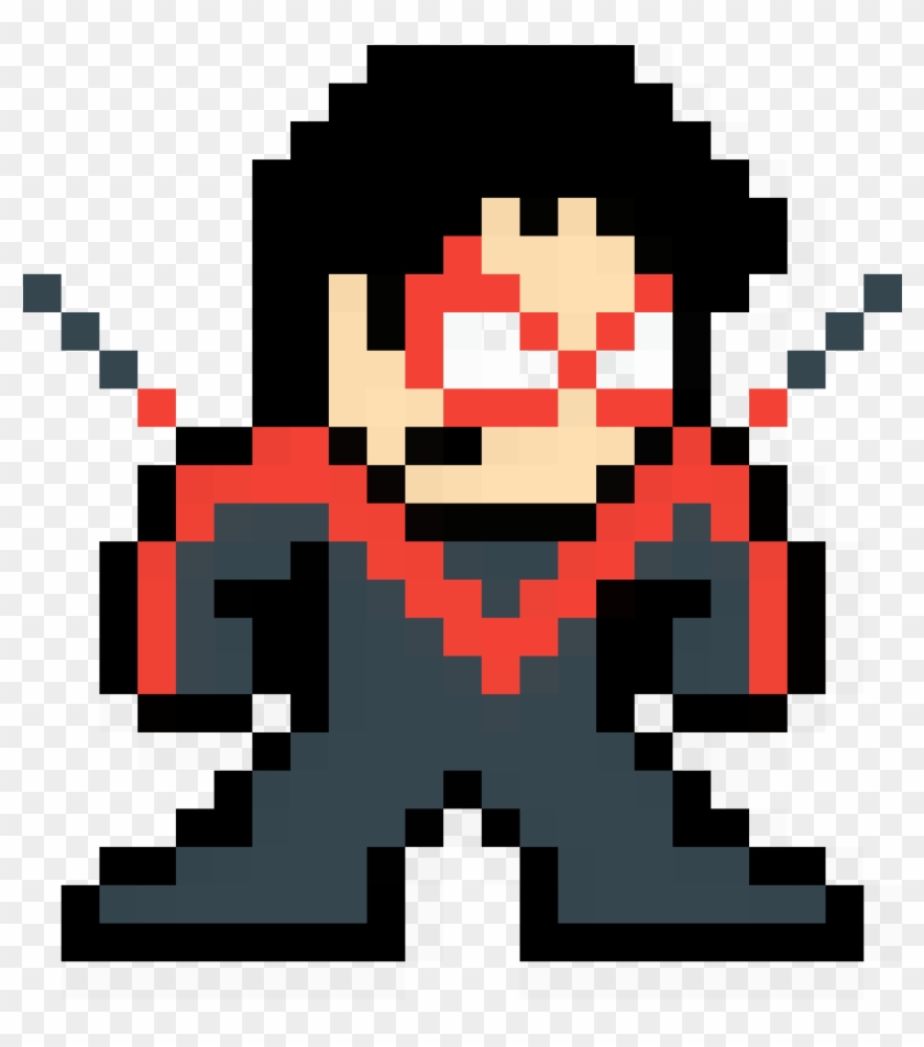 Nightwing - Pixel Art Five Nights At Freddy's Bonnie Clipart