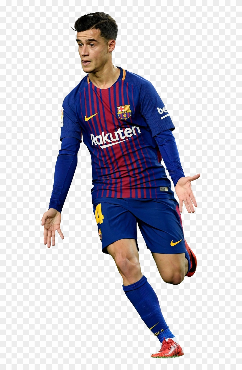 Footyrenders On Twitter - Philippe Coutinho Barcelona Png Clipart #2171539