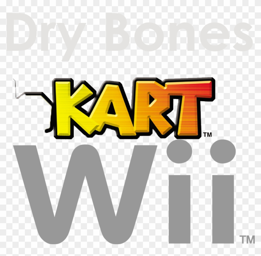 Dry Bones Kart Wii Logo Clipart