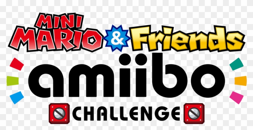 Super Mario Wiki Β - Mini Mario & Friends Amiibo Challenge Logo Clipart #2171706