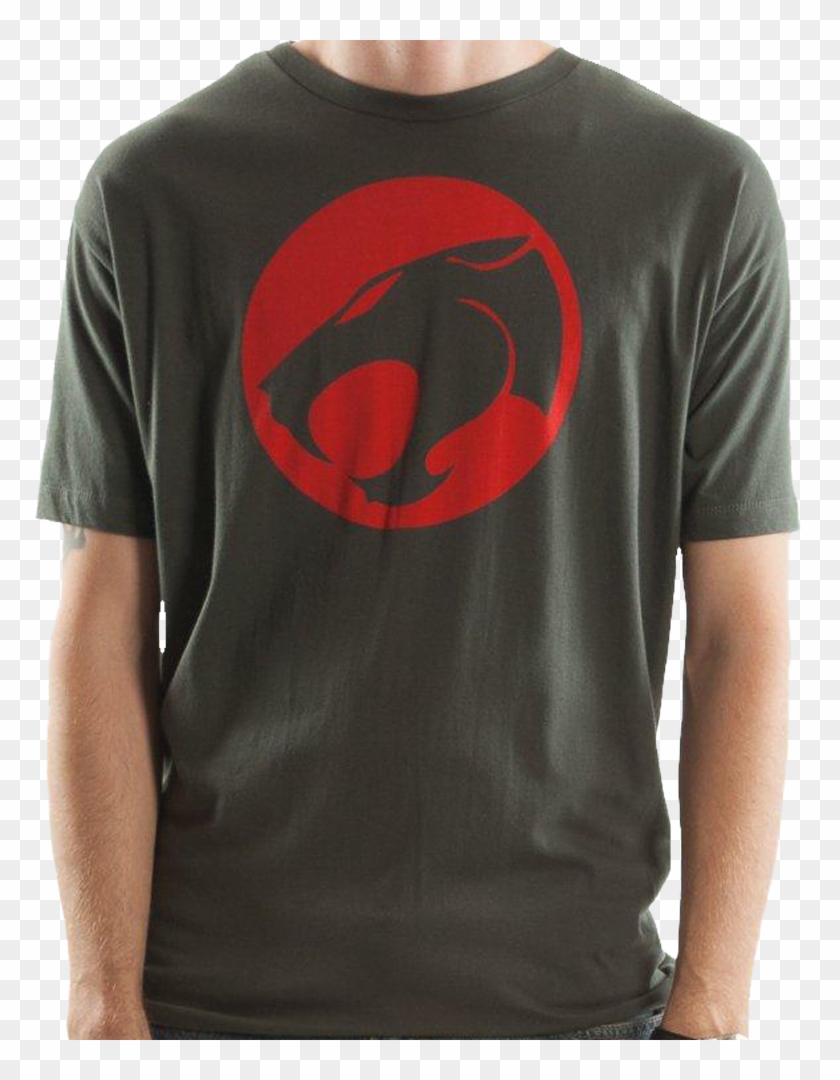 Charcoal Thundercats Logo T-shirt - Active Shirt Clipart