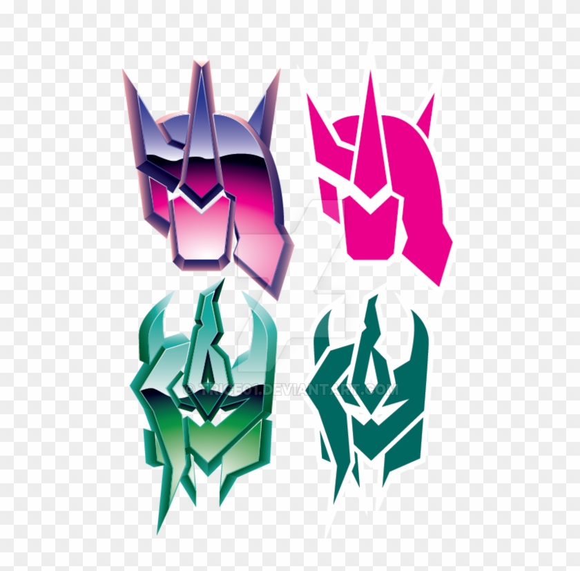 Trice01, Autobot, Crossover, Decepticon, Logo, Mashup, - Autobot And Decepticon Logo Clipart