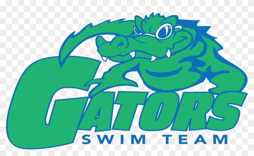 Gator Swim Logo Clipart