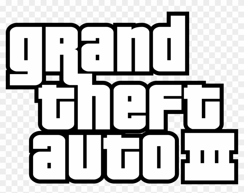 Grand Theft Auto 3 Logo - Grand Theft Auto Clipart #2171873