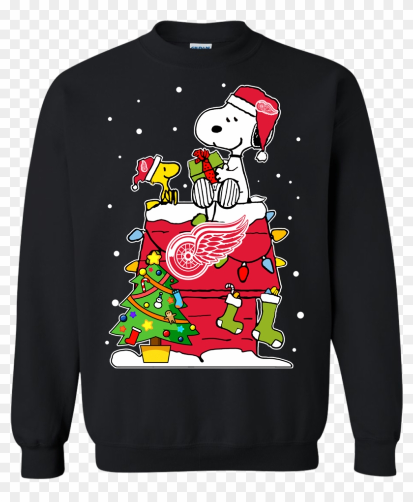 Detroit Red Wings Ugly Christmas Sweaters Snoopy S - Dallas Cowboys Ugly Christmas Clipart