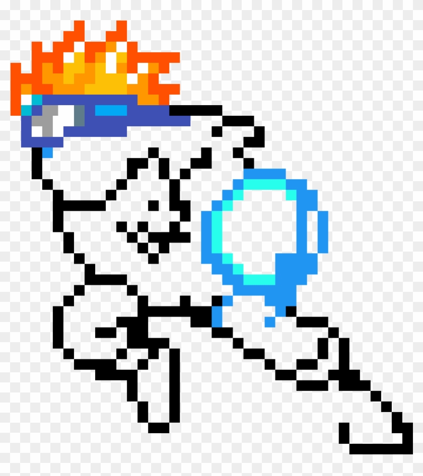 Naruto - Naruto Rasengan Pixel Art Clipart