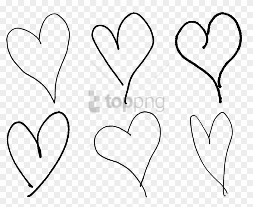 Free Png Hand Drawn Heart Png Image With Transparent - Heart Clipart
