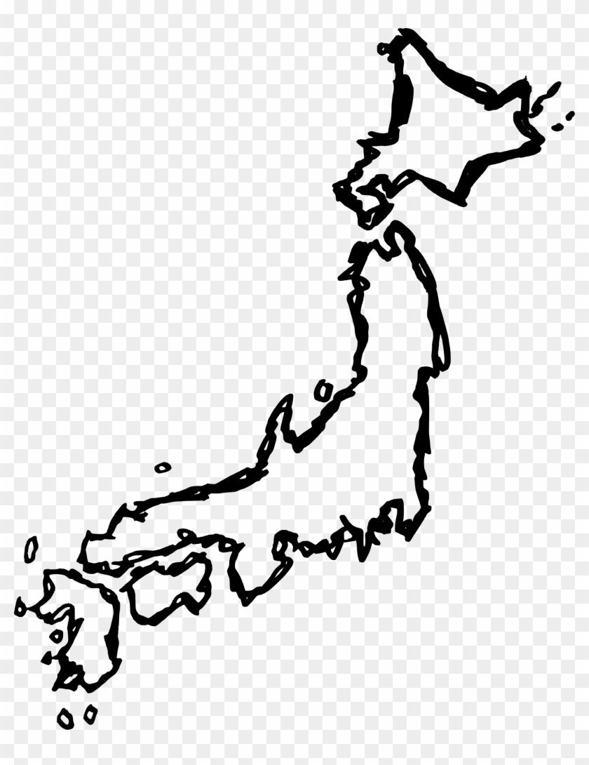 This Free Icons Png Design Of Drawn Map Of Japan - Map Of Japan Clipart Transparent Png