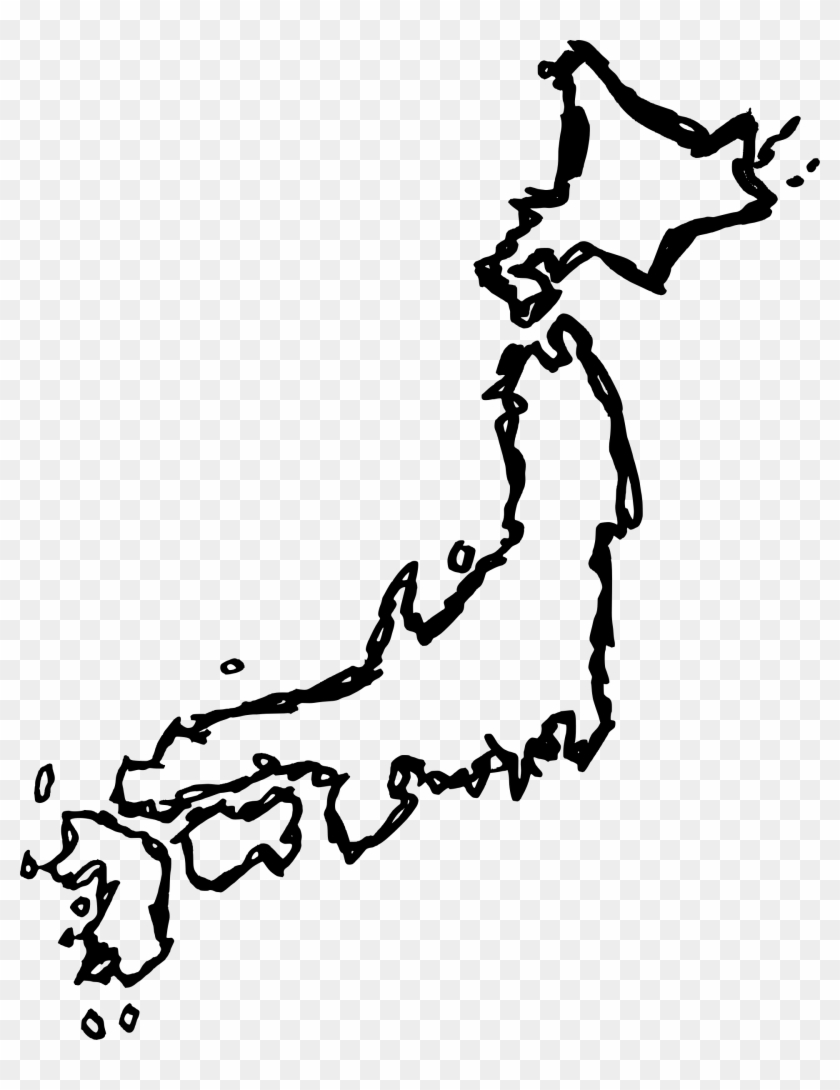 This Free Icons Png Design Of Drawn Map Of Japan - Map Of Japan Clipart Transparent Png #2173327