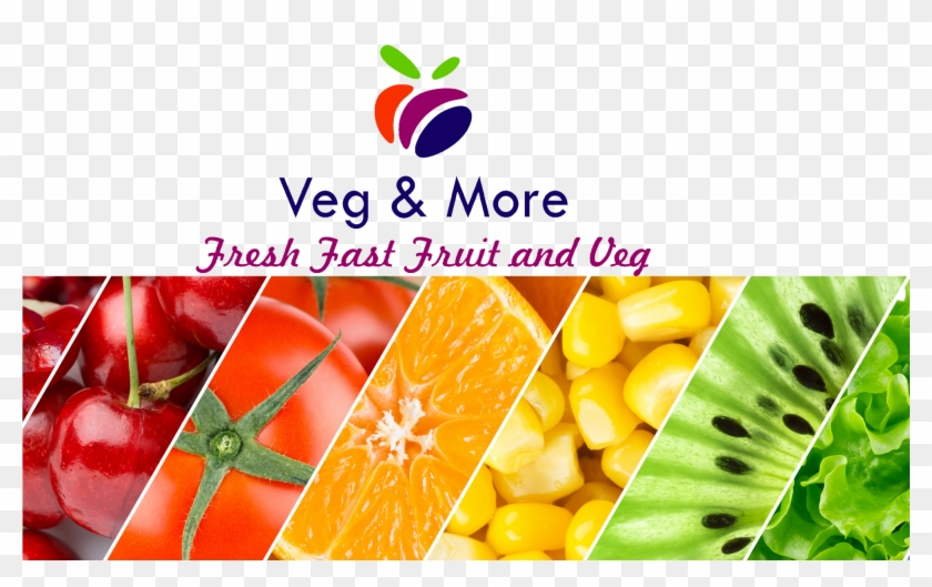 Cropped Color Fruits Berries And Vegetables 1 1 Clipart #2173468