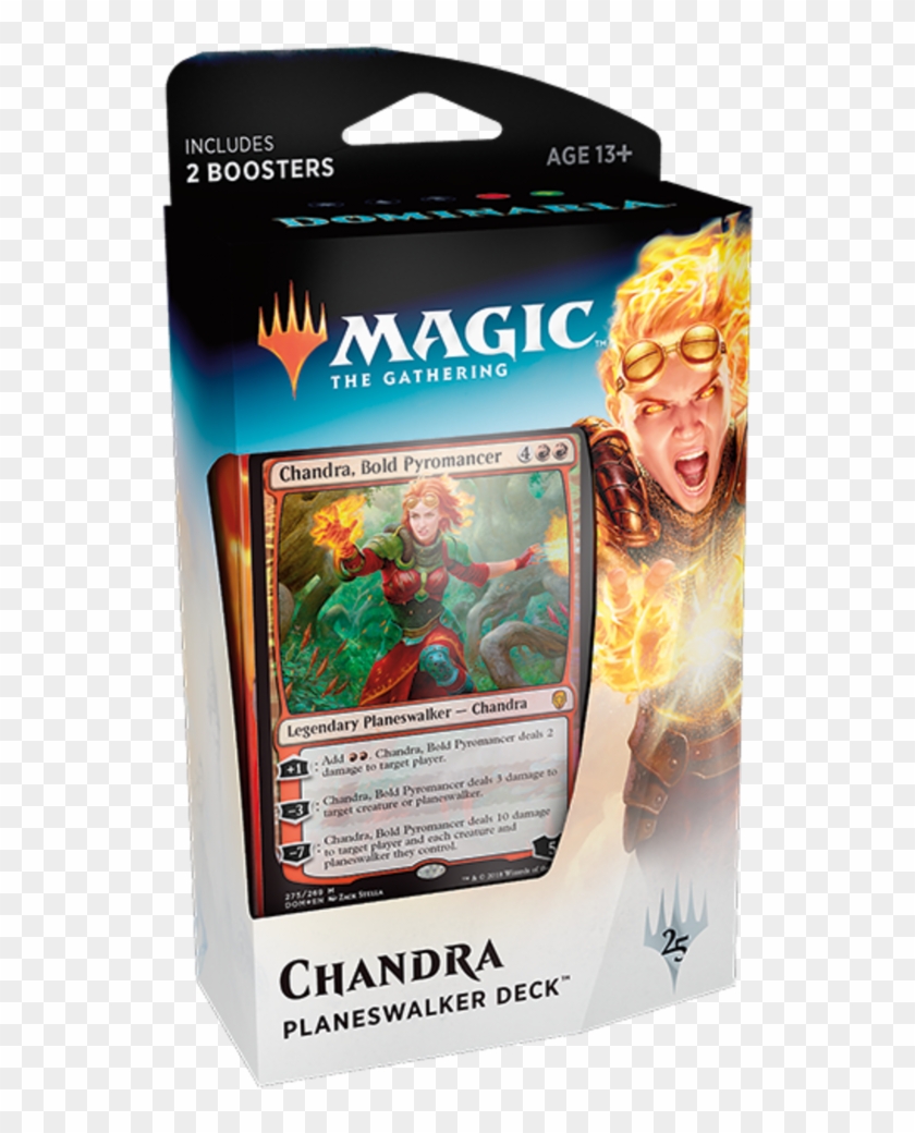 Chandra Pwdeck Package - Dominaria Chandra Planeswalker Deck Clipart