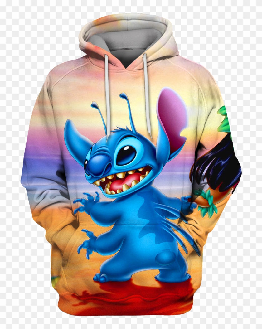 Anime Stitch Lilo Hoodie 3d Clipart #2174232