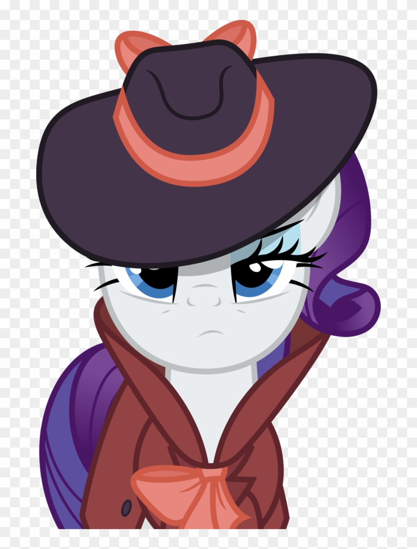 Detective Transparent Background - Mlp Detective Rarity Vector Clipart