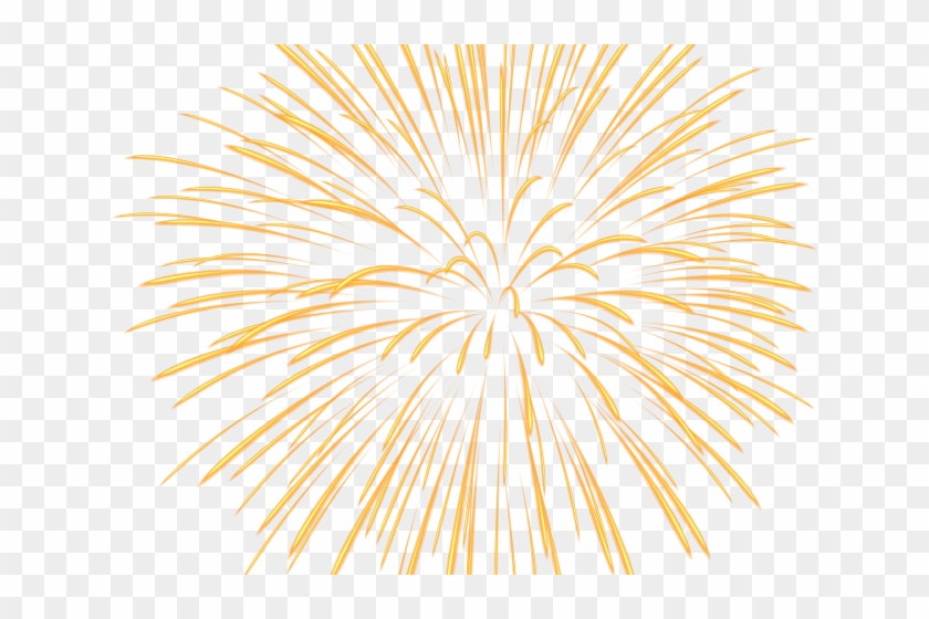 Gold Clipart Firework - Png Download #2174518