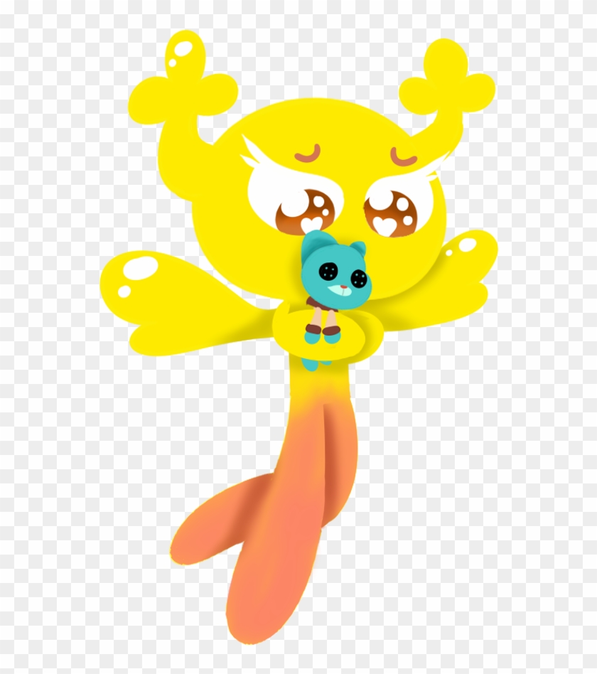 Penny Holding A Gumball Plushie - Peni Png El Increible Mundo De Gumball Clipart