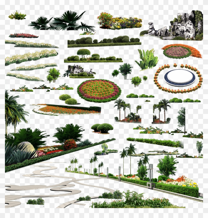 Entre Ellos Arboles En Grupos, Diferentes Clases De - Png Para Photoshop Arquitectura Clipart