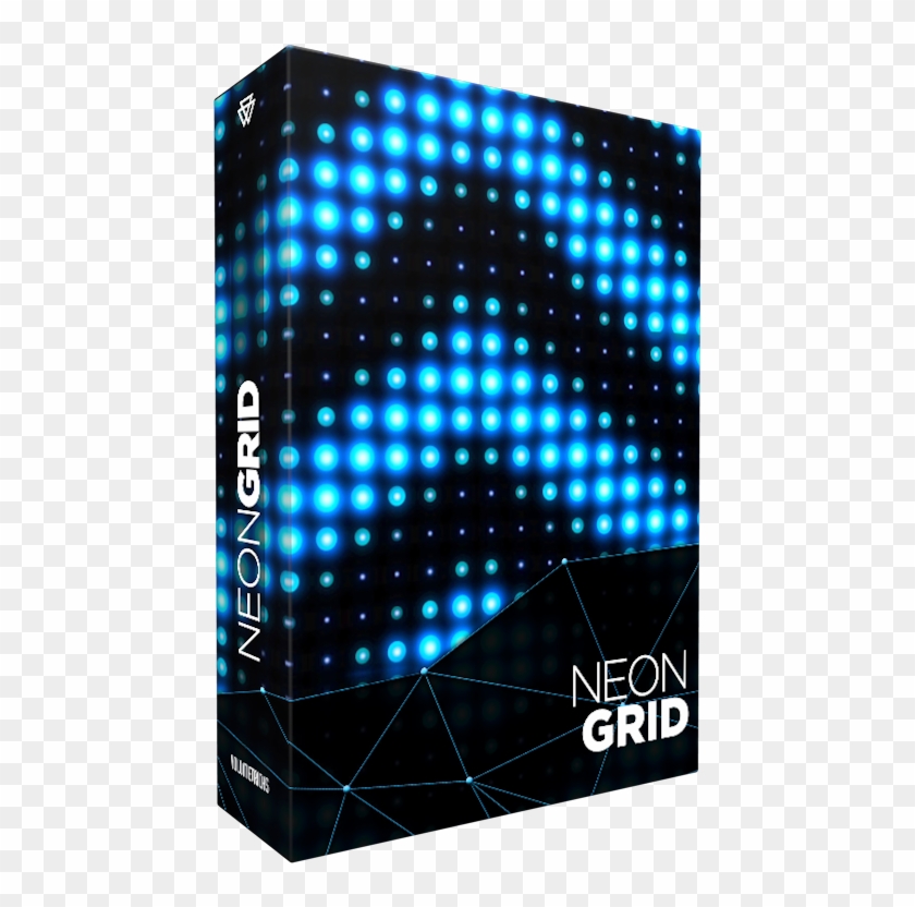Neon Grid Vj Loops - Graphic Design Clipart #2175341
