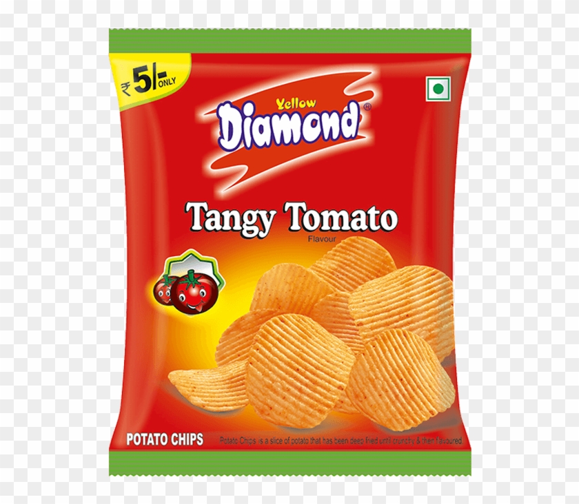 Yellow Diamond All Flavour Of Chips In One Images Clipart #2175625