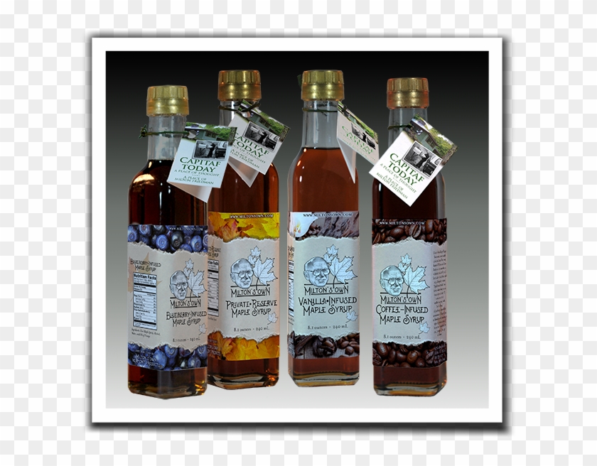 #8105 Milton's Own Artisan Maple Syrup - Glass Bottle Clipart #2175845