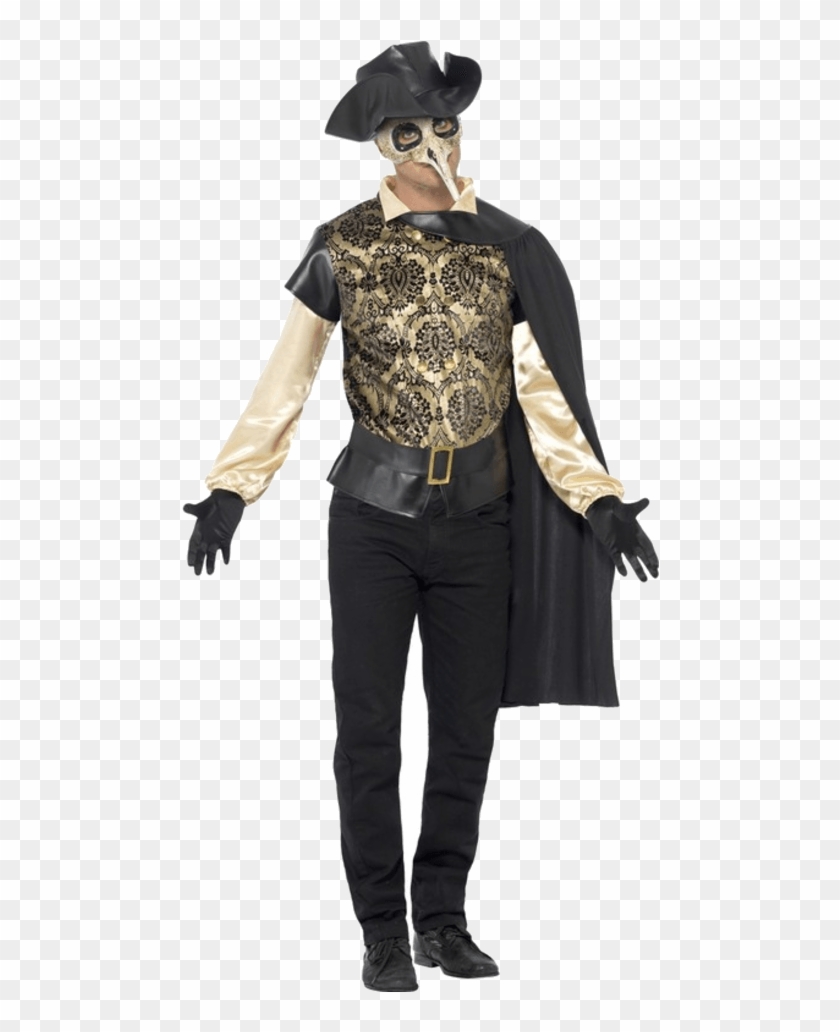 Adult Plague Doctor Costume - Venetian Carnival Costumes Men Clipart #2176095