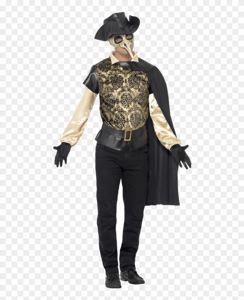 Adult Plague Doctor Costume - Venetian Carnival Costumes Men Clipart