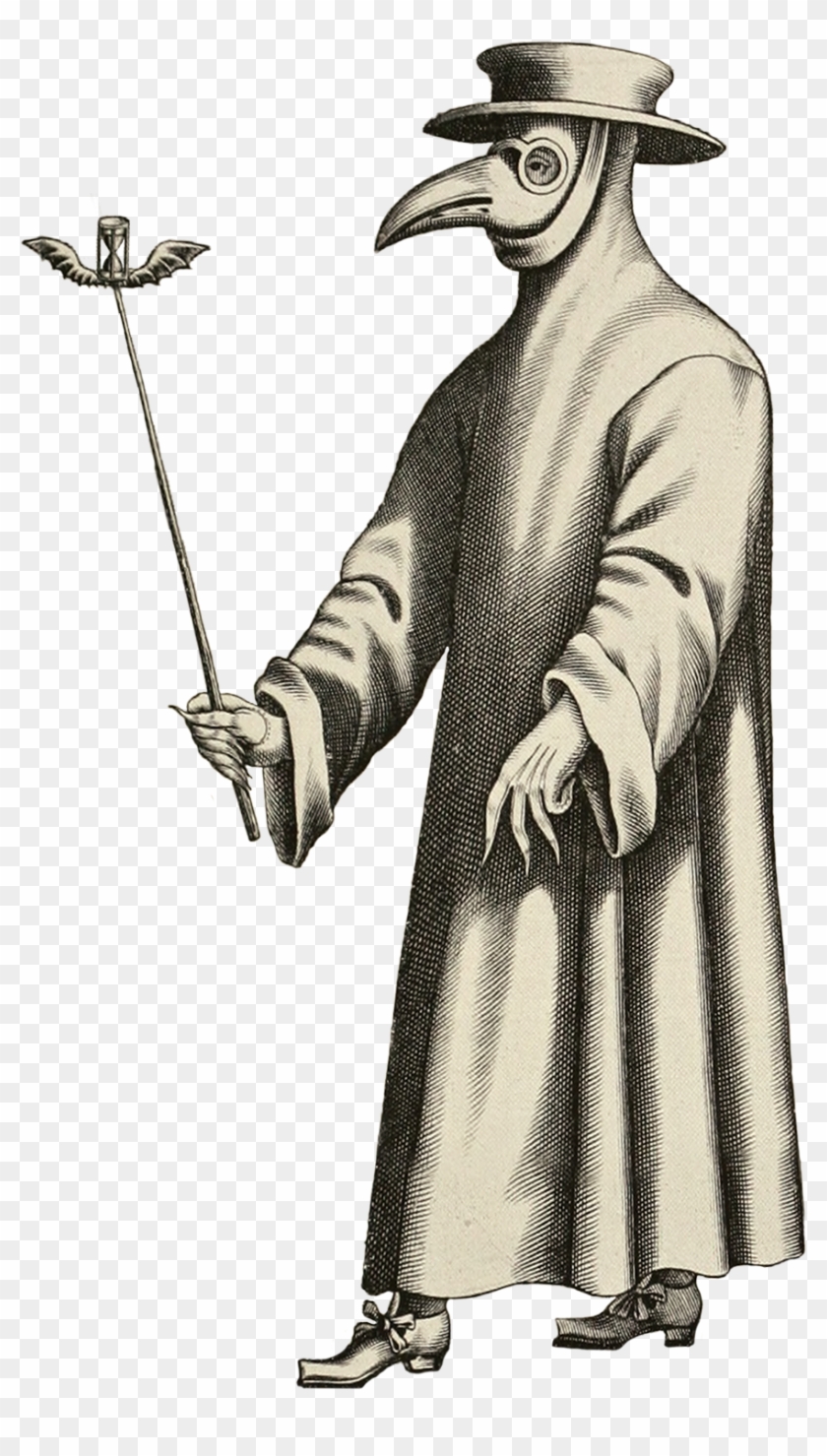 Plague Doctor - 13th Century Black Death Clipart