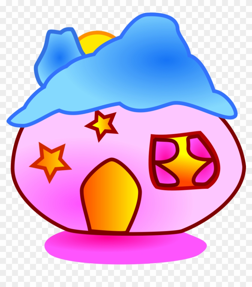 How To Set Use Pink Home Svg Vector - February 26 Tell A Fairy Tale Day Clipart #2176134