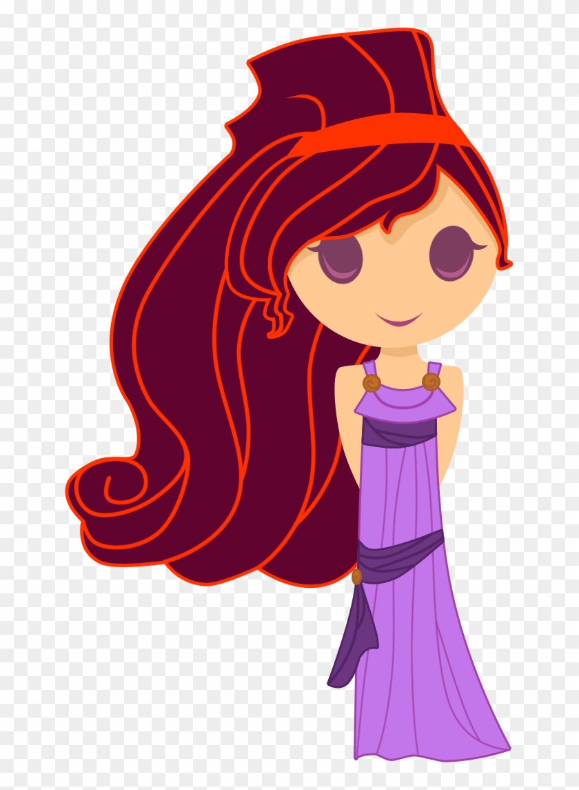 Hercules Clipart Megara - Chibi Meg Hercules - Png Download