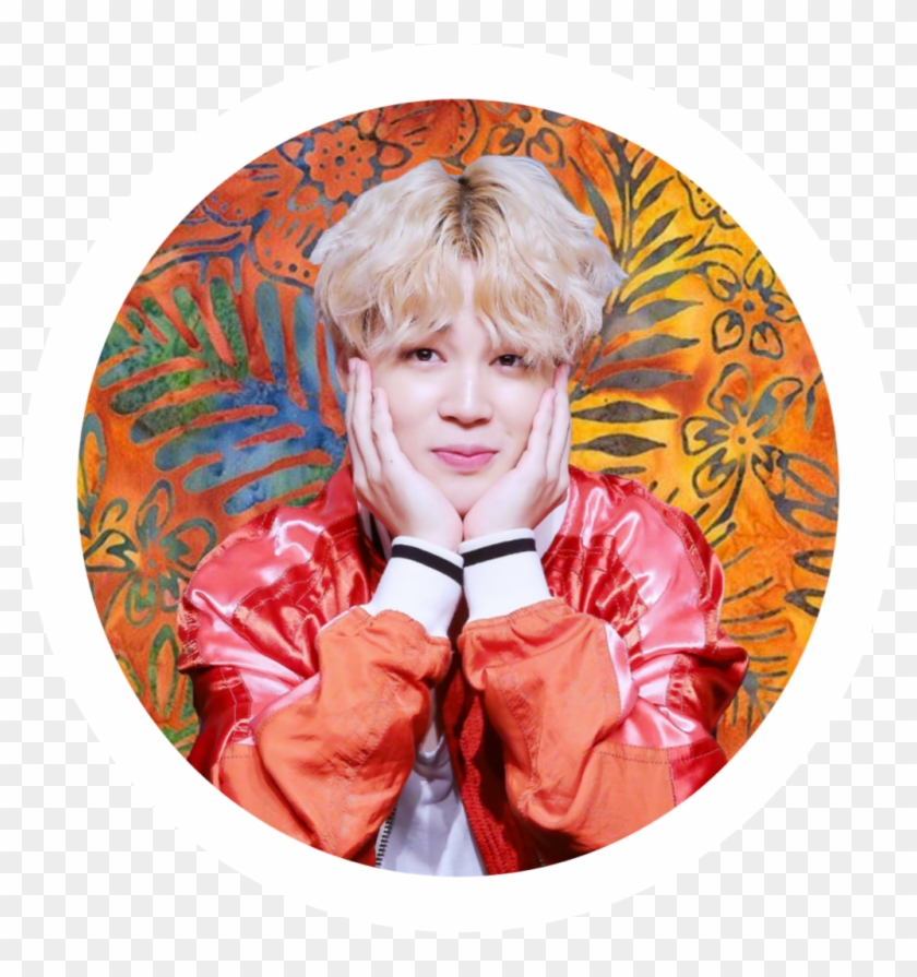 #bts Park Jimin Circle Icon - Bts Picture In Circle Clipart