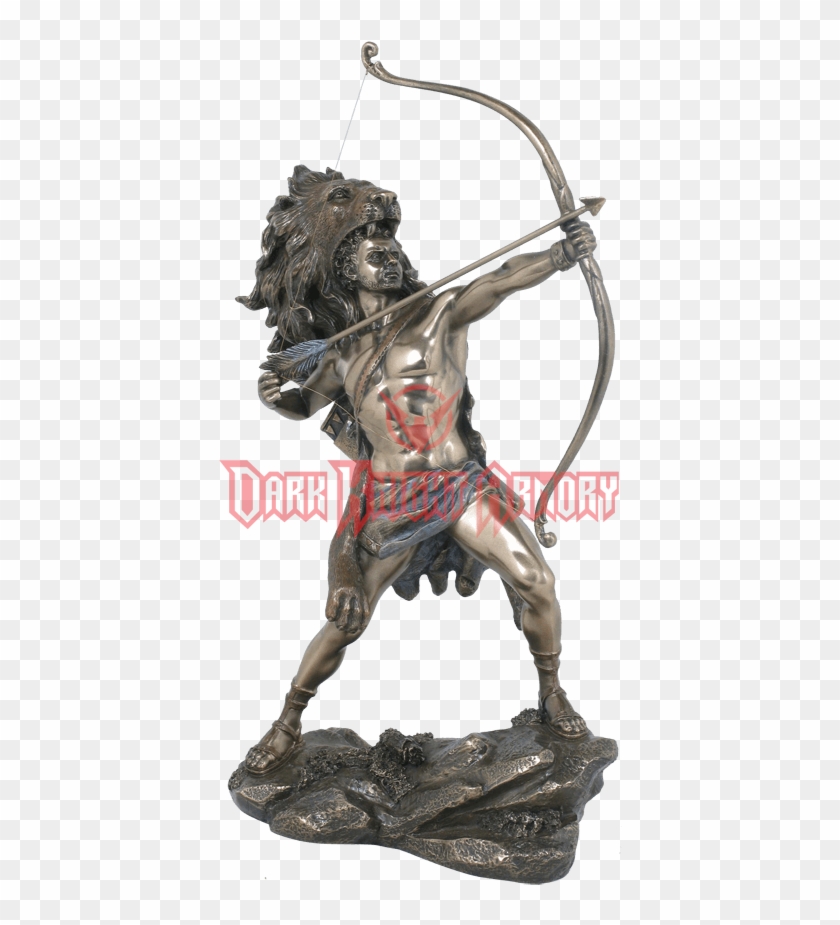 Hercules Statue Png - Hercules Nemean Lion Pelt Clipart #2176576